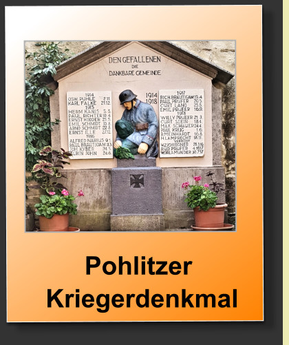 Pohlitzer   Kriegerdenkmal