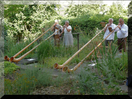 Auftritt im Botanischen Garten Gera