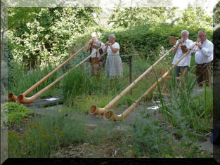 Auftritt im Botanischen Garten Gera