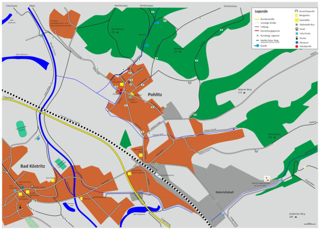 Übersichtskarte von Pohlitz